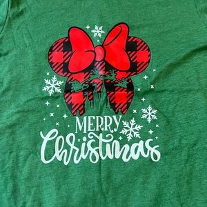 New Disney girls Minnie Mouse shirt Christmas size medium